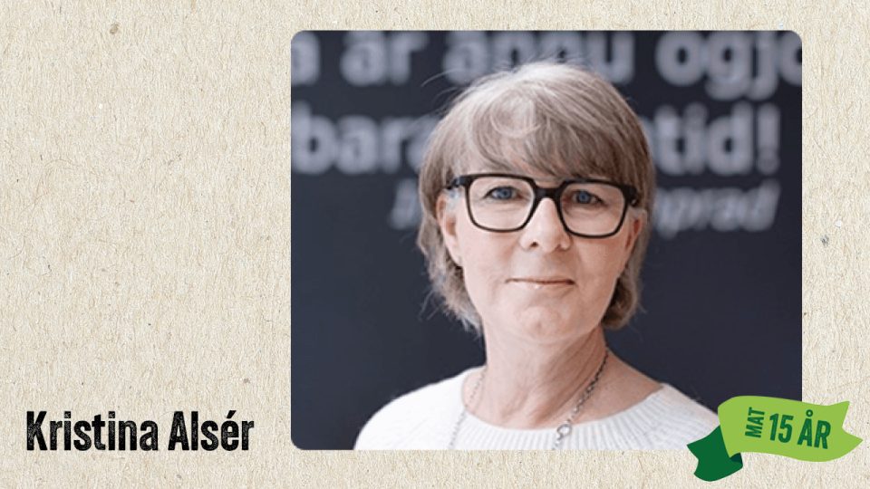 Porträtt på Kristina Alsér