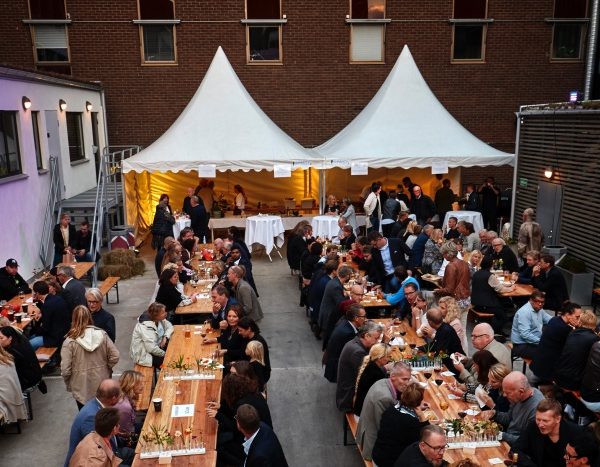 Skördefestival på PM:s innergård