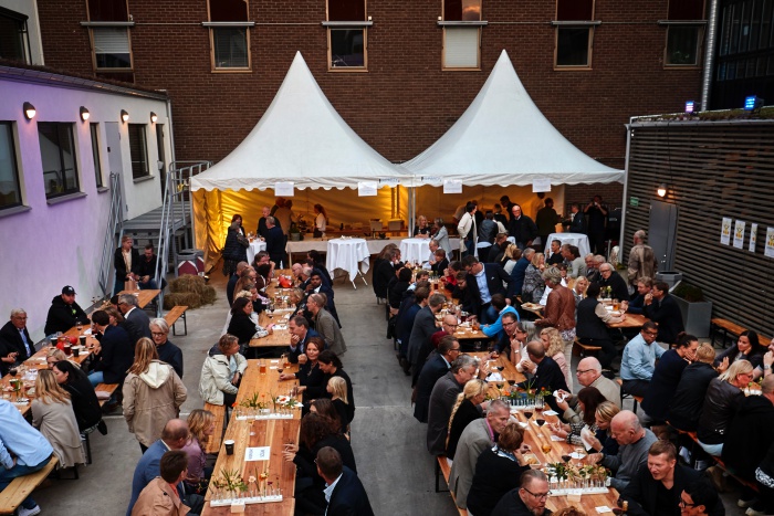 Skördefestival på PM:s innergård