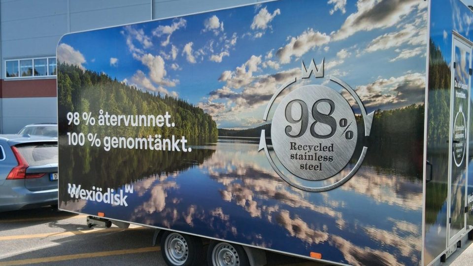 Sidan på Wexiödisks diskvagn