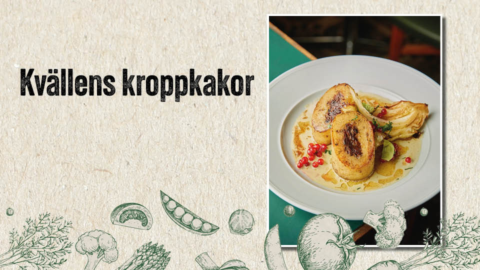 Kroppkakor upplagt på en tallrik